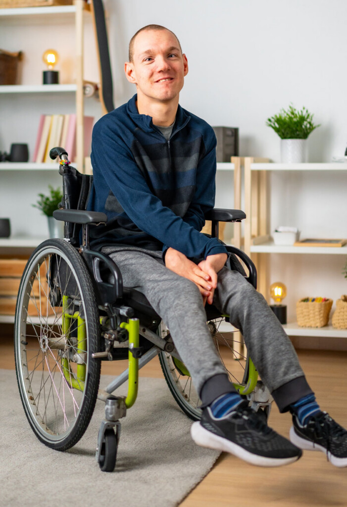 Wheelchair at home